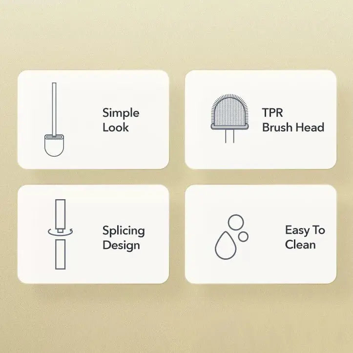 Silicone Toilet Brush & Holder Set (Only Available with Blop purchase) - Blop.todayBlop.today